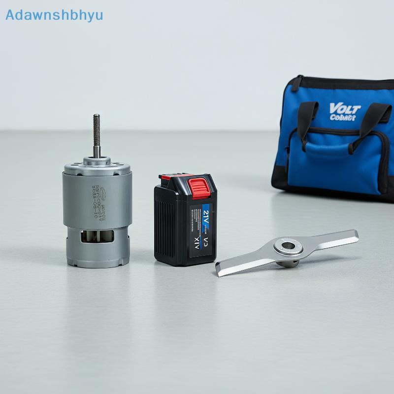 Adhyu RS755 21V DC ยาวเพลามอเตอร์โรเตอร์ทนทานอะไหล่สําหรับเครื่องตัดหญ้าไฟฟ้าเครื่องตัดหญ้าตัดหญ้าสว