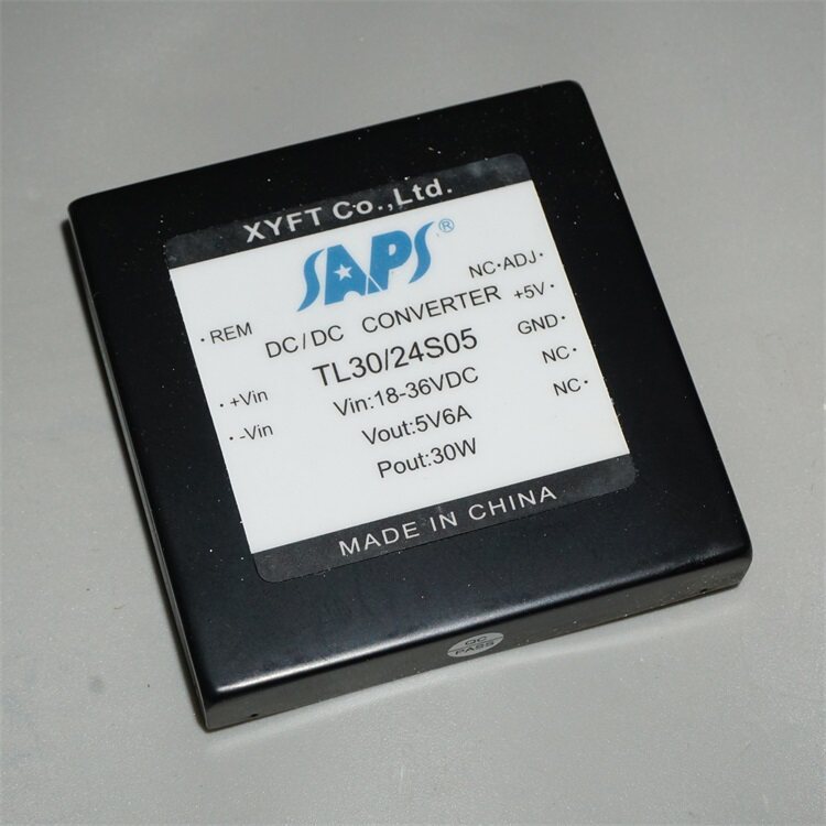 30W ทองแดง 18-36V ถึง 5V6A30W โมดูลไฟแยก TL30/24S05