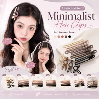 ใส่แฟชั่นมินิมอลนมชากาแฟสีเรียบด้านข้างด้วยคลิป ใบเรียกเก็บเงินเป็ด ไร้รอยต่อ