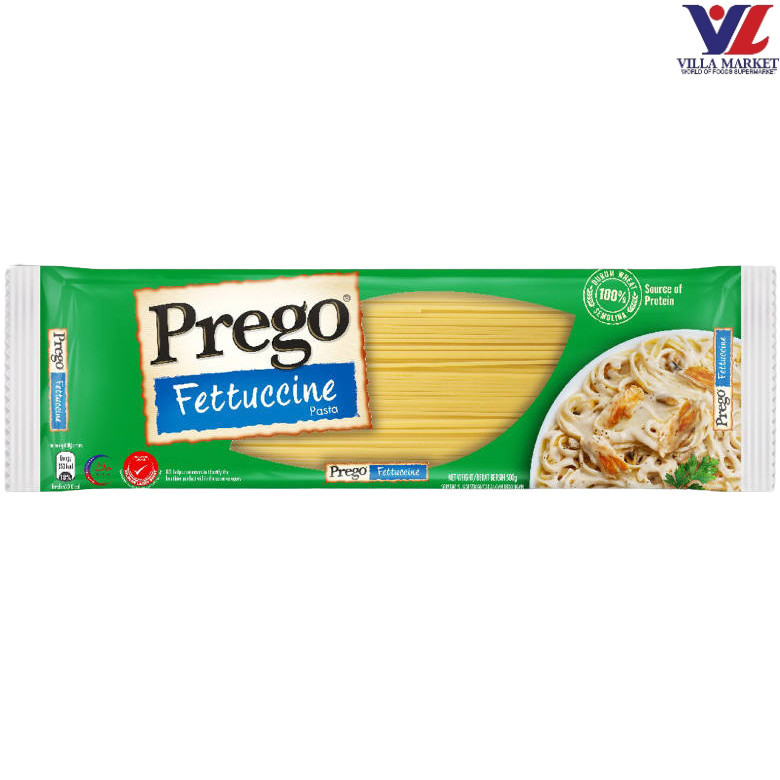 Prego Fettuccine Pasta 500 G พรีโก้ เส้นพาสต้าเฟตตูชินี่
