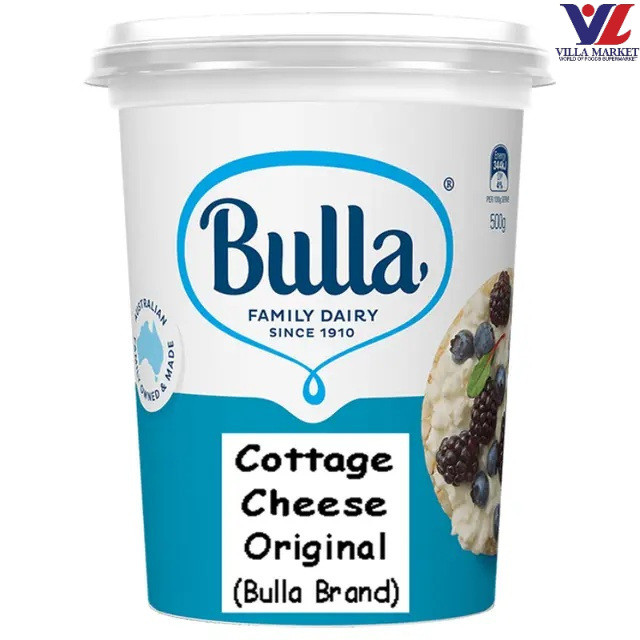[สินค้าส่งด่วน] [5051] Bulla Cottage Cheese Original 500G บูลล่า คอทเทจชีส