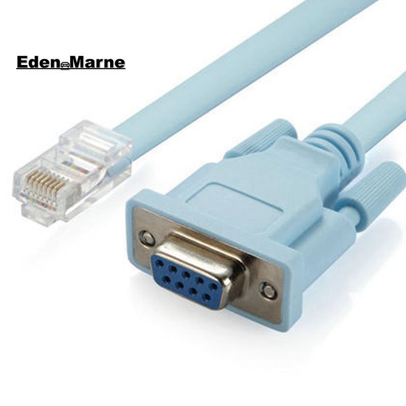 [Eden_Marner]สายคอนโซล USB RJ45 Cat5 Ethernet To Rs232 DB9 COM Port Serial Female Routers สายเคเบิลอ