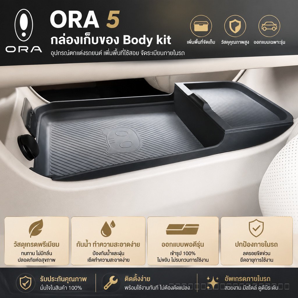 ORA 5 กล่องเก็บของ Body kit ORA 5 อุปกรณ์ตกแต่งรถยนต์ ORA555 f94 AV7J