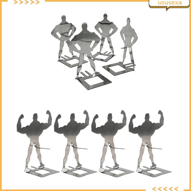 [Ususexa] Bbq Hot Dog Holders Stainless Steel Sausage Stand Grill Accessory Reusable Portable for Ca