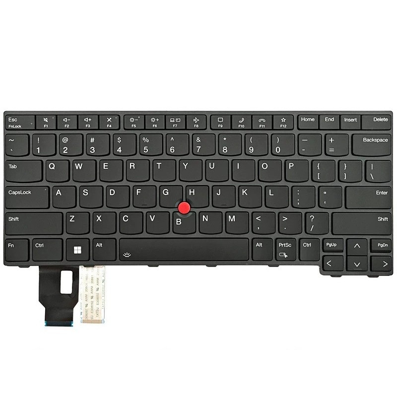 ใช้ได้กับแป้นพิมพ์โน้ตบุ๊ก Lenovo ThinkPad T14 Gen3 Gen4 P14s L14 Gen3 Gen4