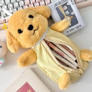 COD กระเป๋าปากกาขนสัตว์ กระเป๋าดินสอสัตว์น่ารัก รูปแบบลูกหมู สัมผัสสบายมือ เรียนรู้ไปด้วยกัน กระเป๋าใส่ดินสอ