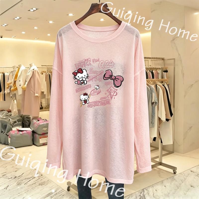 เสื้อกันแดดสตรีผ้าเทนเซลล์ สไตล์สวมสบายสำหรับหน้าร้อน เนื้อผ้าบางระบายอากาศดี ใส่เย็นสบายเหมือนสัมผัสความเย็นจากน้ำแข็ง