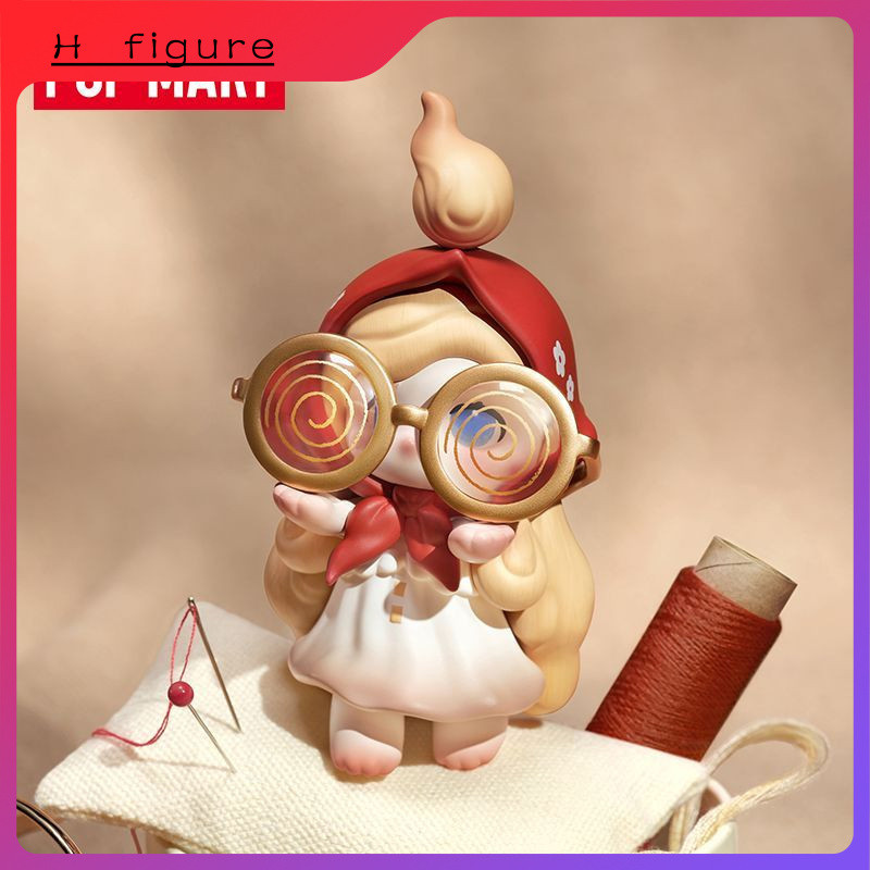 ของแท้ POPMART CHAKA One Needle One Thread Series รูป Mystery Box Healing Desktop Decorative Creative Doll