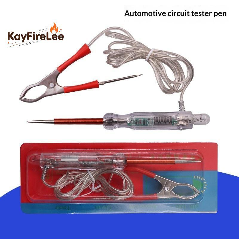 [KFL-t] Digital Car Tru Circuit Tester 6V 12V 24V DC Voltage Probe Test Pen สําหรับระบบไฟฟ้าอัตโนมัต