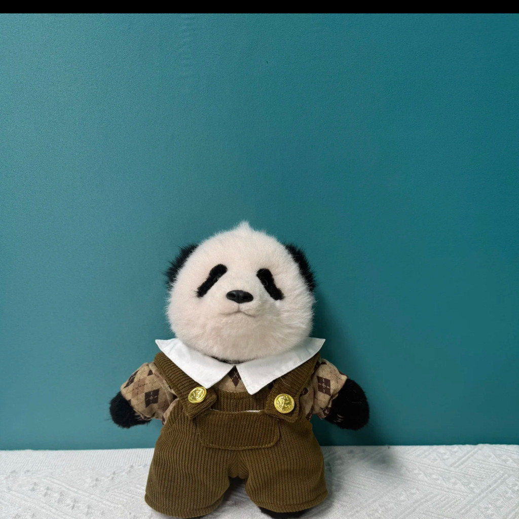 DANI Original Handmade Big Head Fubao ชุดสองชิ้น Star Dew Linna Bell 13 นิ้ว Lena Bear เสื้อผ้า 8.6-