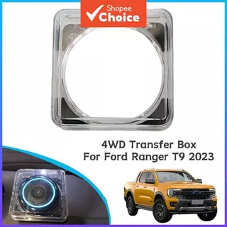 ฝาครอบกล่องเกียร์พลาสติก ABS 4WD สําหรับ Ford Ranger T9 2023-2025 อุปกรณ์ตกแต่งภายในรถ