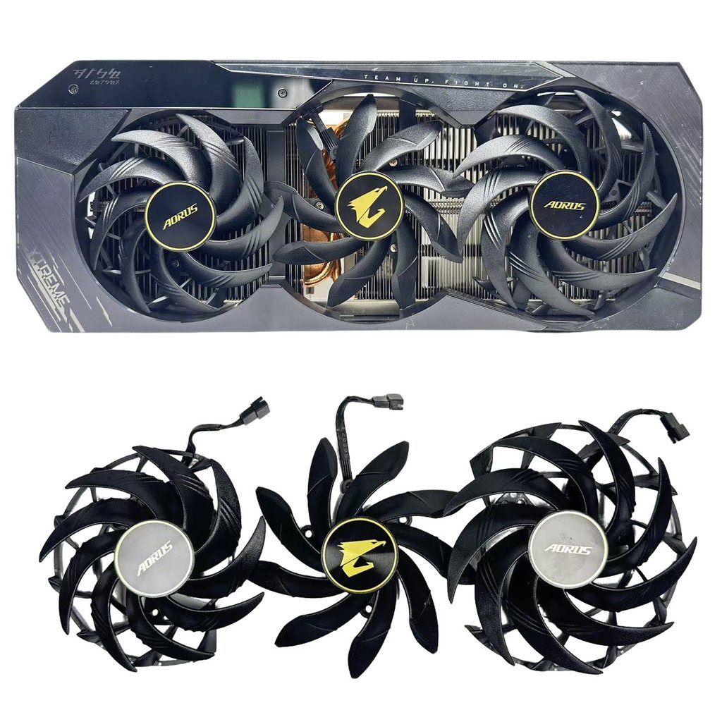 [พัดลมระบายความร้อน] พัดลมการ์ดกราฟิก Gigabyte/Gigabyte Super แกะสลัก RTX3090 3080Ti 3080 RX6800XT ด