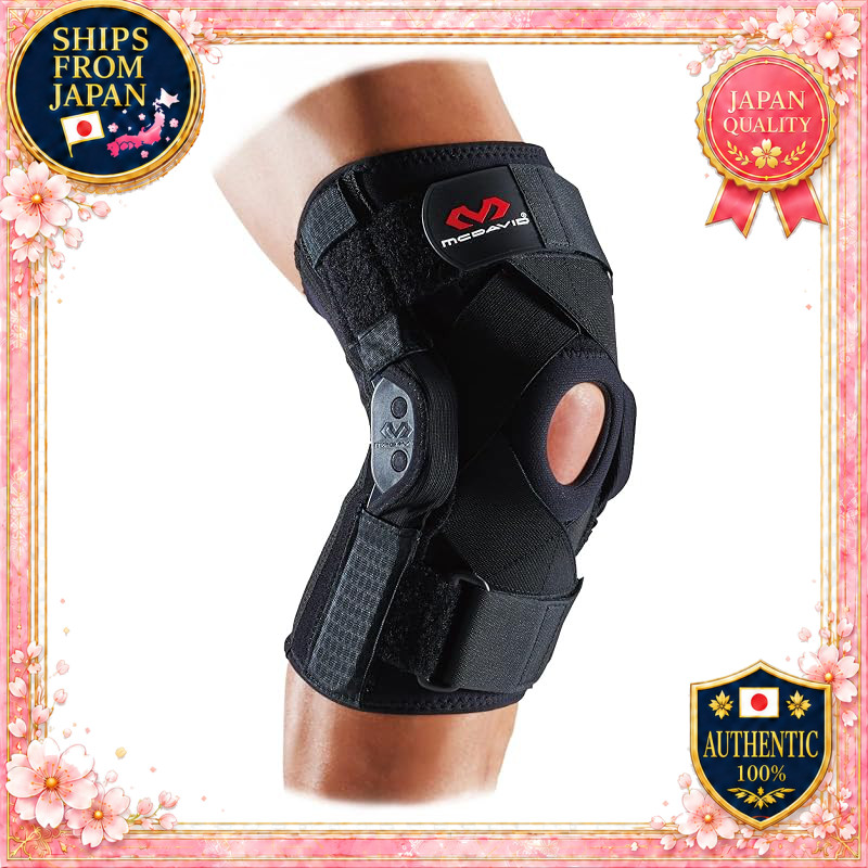 McDavid Hinged Knee Brace XC M429/L Hard Support for Sports Basketball Volleyball Skiing