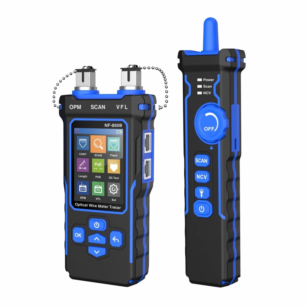 XIYM Original Noyafa NF-8508 Multi-Function Network Cable Tester Optical Power Meter & Visual Fault 