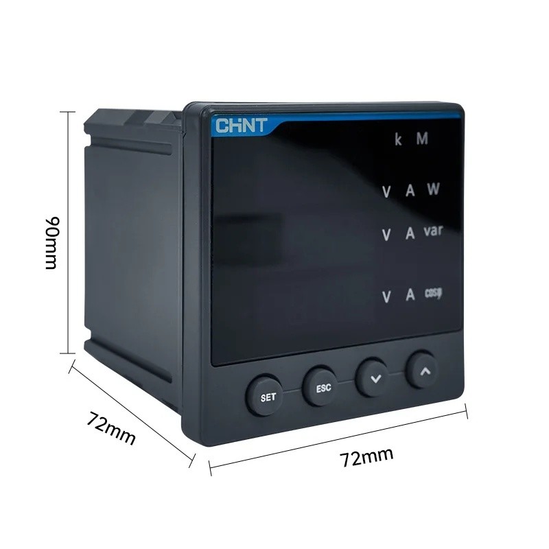JFPB CHINT PD666-2SK3 สมาร์ทมิเตอร์พลังงานดิจิตอลสามเฟสมัลติฟังก์ชั่มิเตอร์ไฟฟ้ามัลติมิเตอร์ใหม่