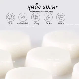 crazy pet shop 🐹พุดดิ้งนมแพะ พุดดิ้งแมว/หนูแฮมสเตอร์ สำหรับสัตว์เลี้ยงทุกชนิด