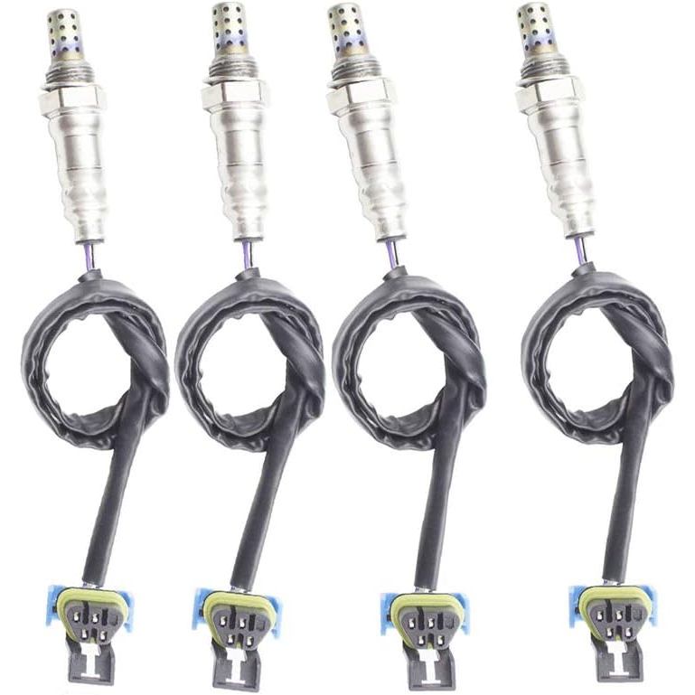 4X ออกซิเจน O2 เซ็นเซอร์สําหรับ 2010-2017 Chevrolet Equinox V6 3.0L/3.6L; 2010-2016 Buick Lacrosse C