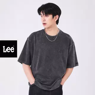 LEE เสื้อยืดแขนสั้นผู้ชาย รุ่น LE S326MTSSN19 สีดำ