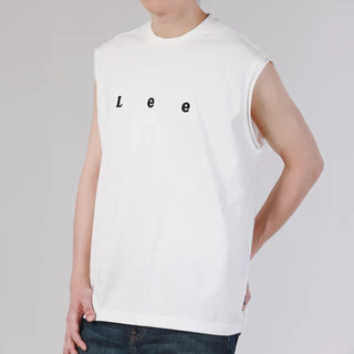 LEE เสื้อยืดแขนกุดผู้ชาย รุ่น LE S425MTANN30 สีขาว