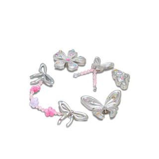 CROCS ตัวติดรองเท้า JIBBITZ™ SILVER META GEM FANTASY 5 PACK รุ่น 10018621 - MULTICOLOR