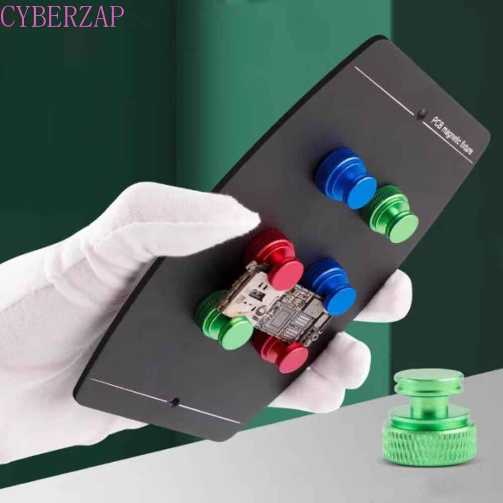 CYBERZAP ซ่อมโทรศัพท์มือถือแพลตฟอร์ม,การออกแบบแม่เหล็ก Strong Clamp PCB Board Holder Fixture, Multifunctional Clamp 6pcs Magnetic Pins Universal Fixture