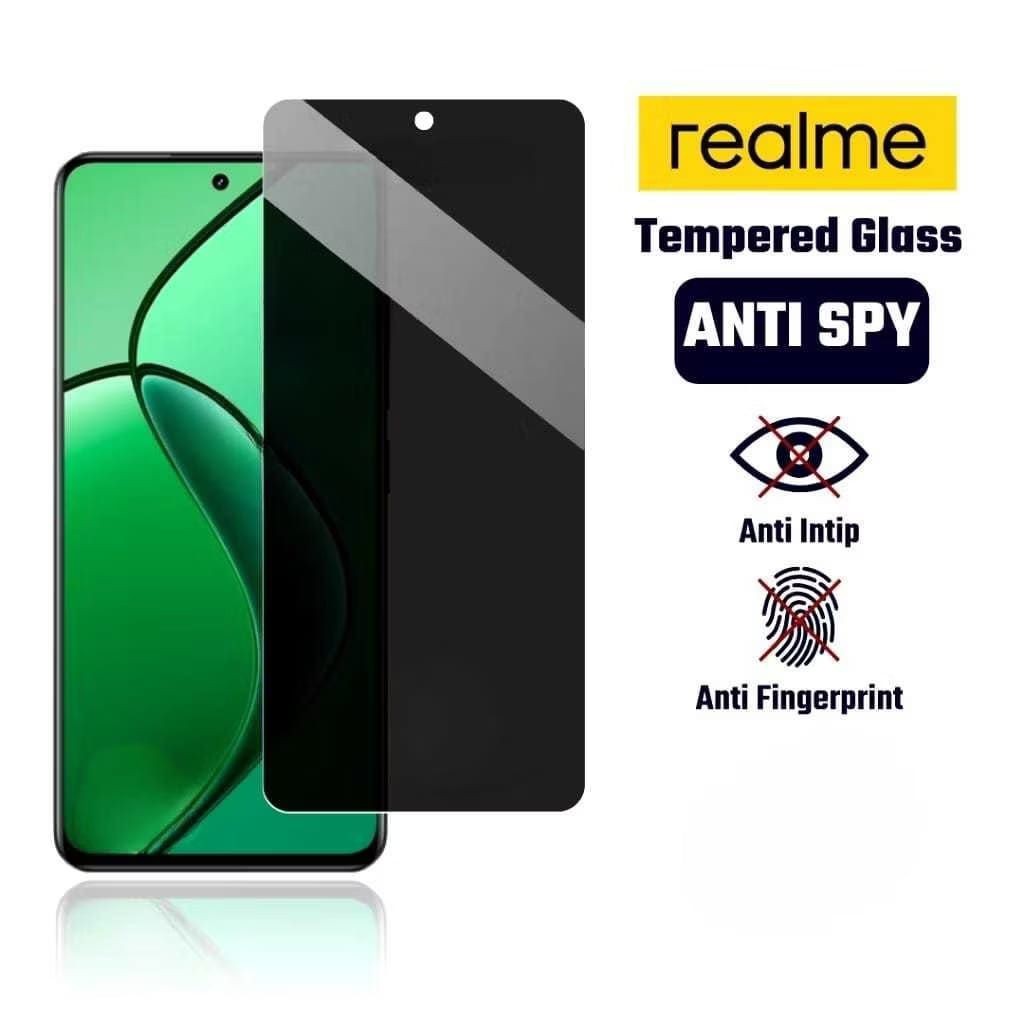TG Anti Spy Glass Realme P4 P4 Pro 5G P3 P3 Pro P3 Ultra P1 กระจกนิรภัยความเป็นส่วนตัว