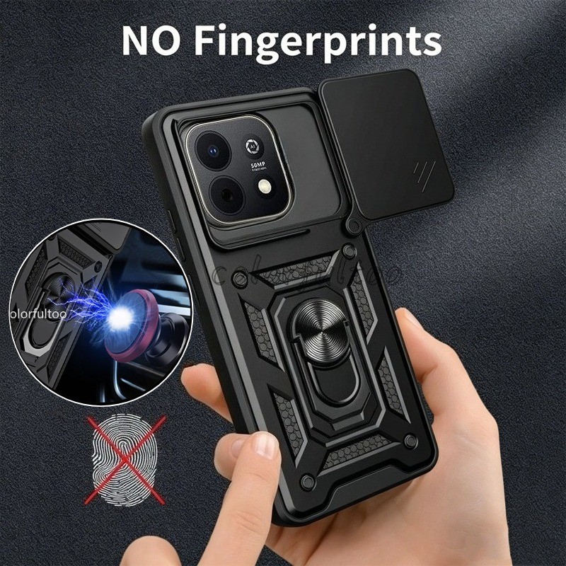 เคสโทรศัพท์กันกระแทกสําหรับ Huawei nova Y74 Y73 Y 74 73 novaY74 nova Y73 เกราะปลอกหรูหราสไลด์เลนส์กล