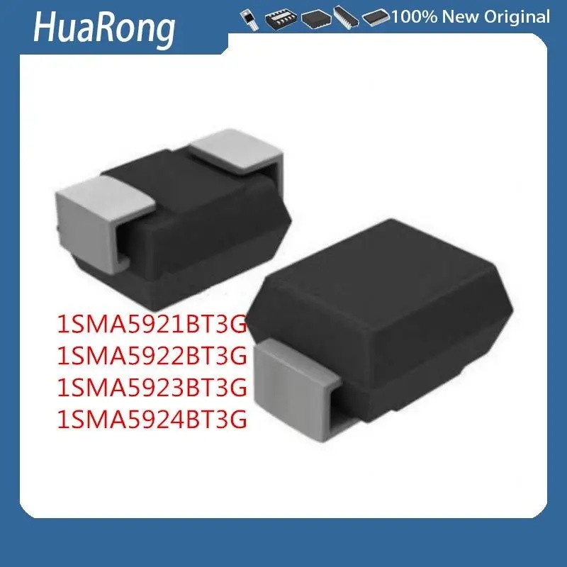 100 ชิ้น/แบทช์ 1SMA5921BT3G 1SMA5922BT3G 1SMA5923BT3G 1SMA5924BT3G 6.8V 7.5V 8.2V 9.1V 1.5W DO-214AC