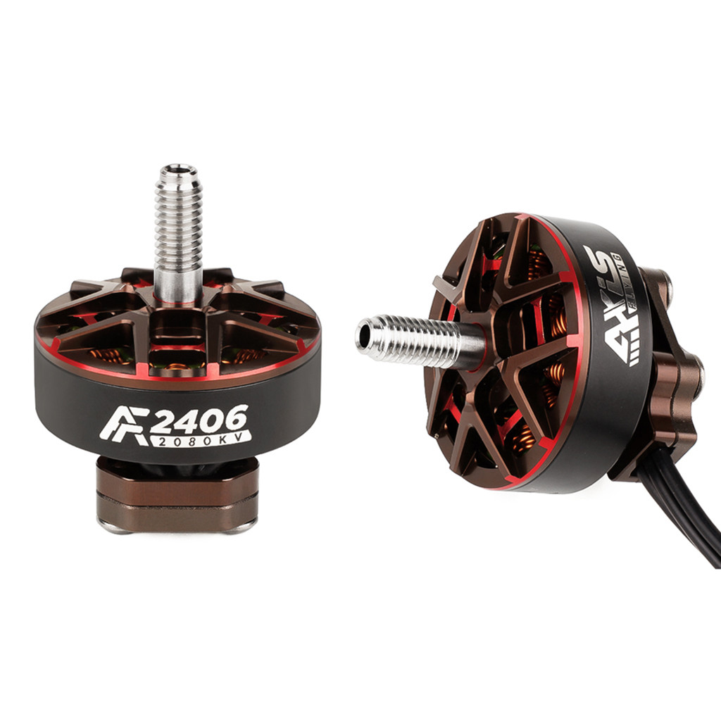 AXISFLYING AF2406X 2080KV 1860KV 4S-6S โมดูลมอเตอร์ไร้แปรง 5 มม.สําหรับ FPV RC Quadcopter สําหรับ An