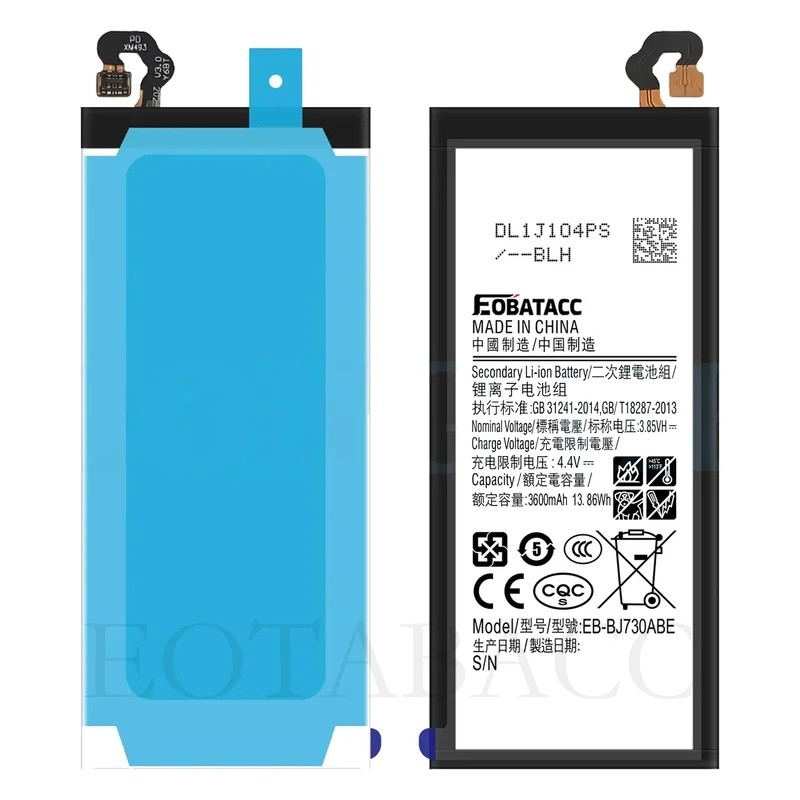 ETABACC ใหม่ 100% คุณภาพสูง EB-BJ730ABE แบตเตอรี่สําหรับ SAMSUNG Galaxy J730/J7 2019/J720/J7 Pro/J7 