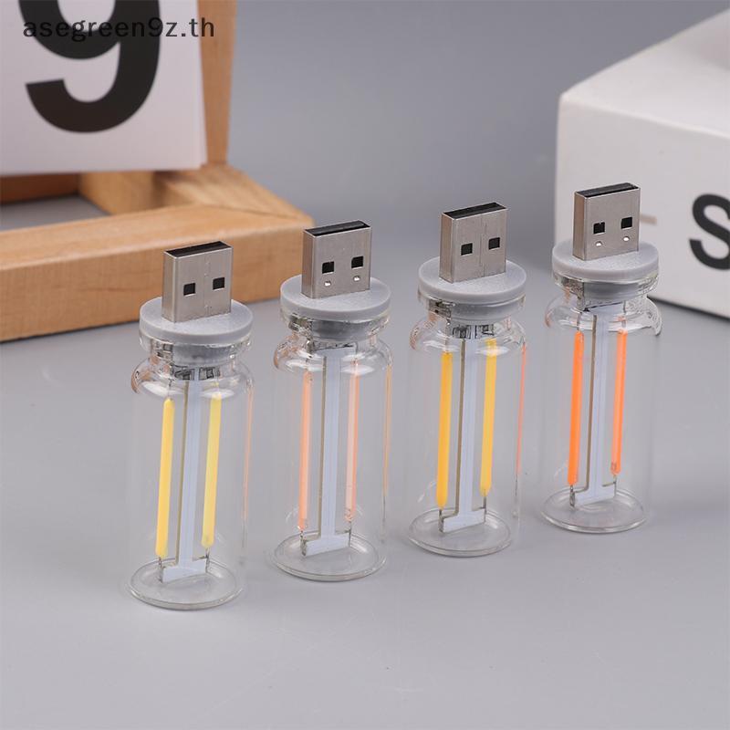 USB LED Filament Touch Dimming หลอดไฟ 5V Retro LED Edison Night Light
