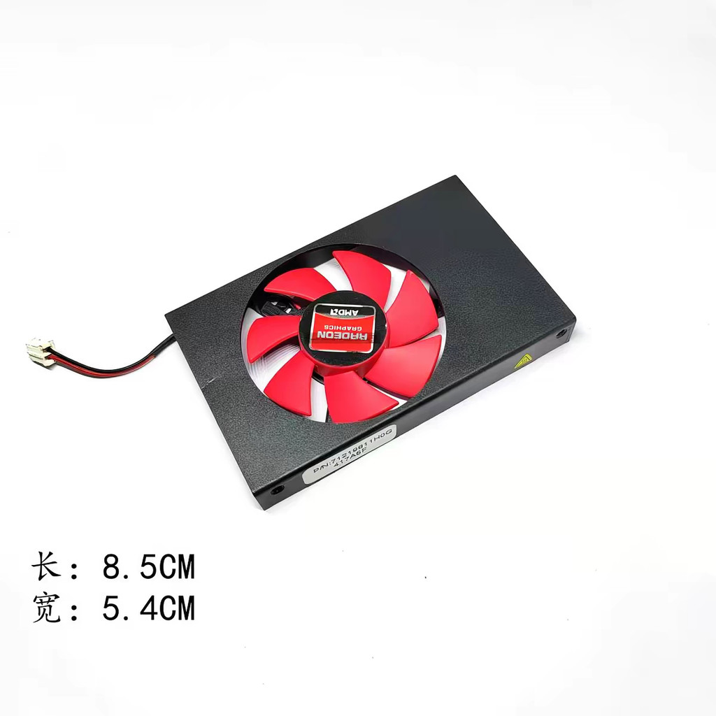 [หม้อน้ําขายร้อน] กราฟิกการ์ด AMD HD8490 FD5010U12S ดั้งเดิมพัดลมเงียบสีแดง