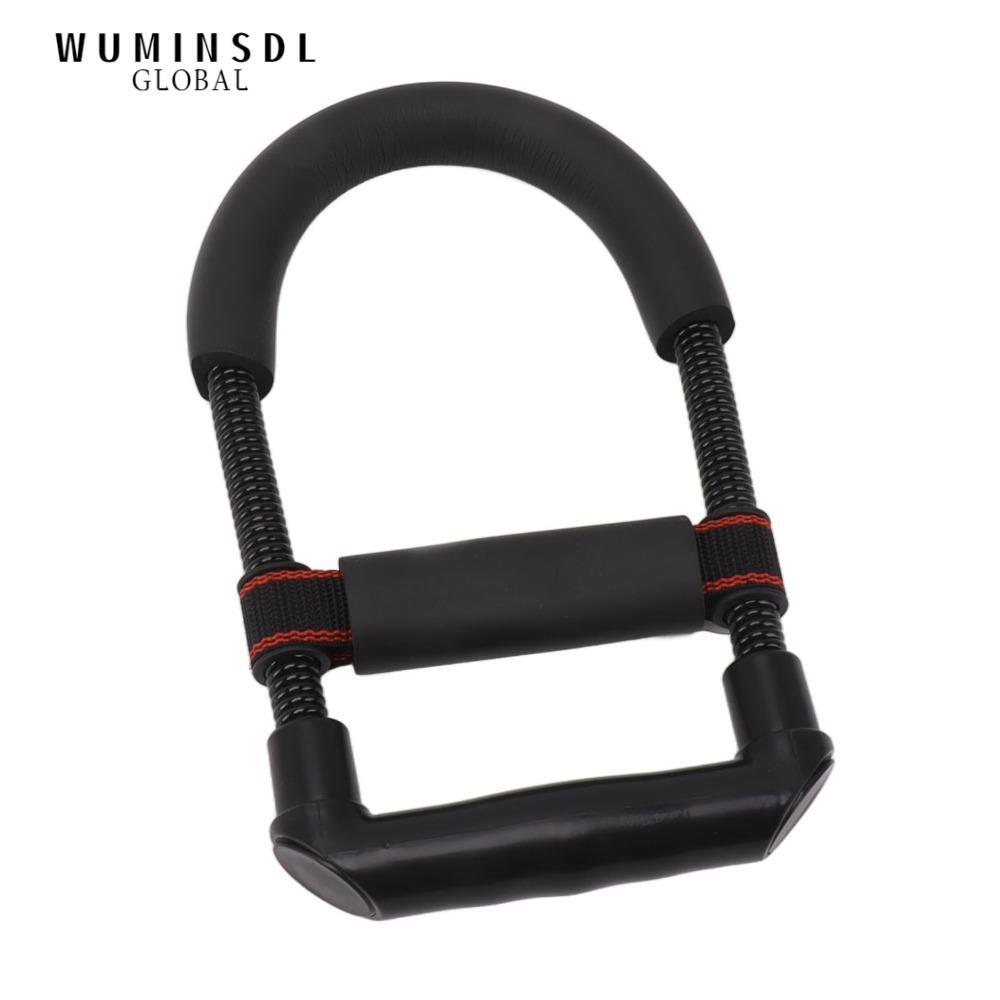 WUMINSDL เทรนเนอร์ความแข็งแรงของข้อมือสปริง, เหล็กสปริงสีดํา Forearm Finger Grip Exerciser, Arm-wres