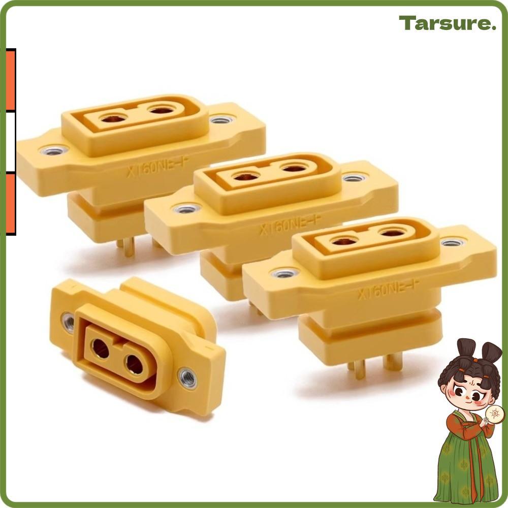 TARSURETH XT90NE-F Connector, สีดําสีเหลือง DC500V XT60NE-F ปลั๊ก, 3.5 มม./4 มม.ชุบทอง Amass Connect
