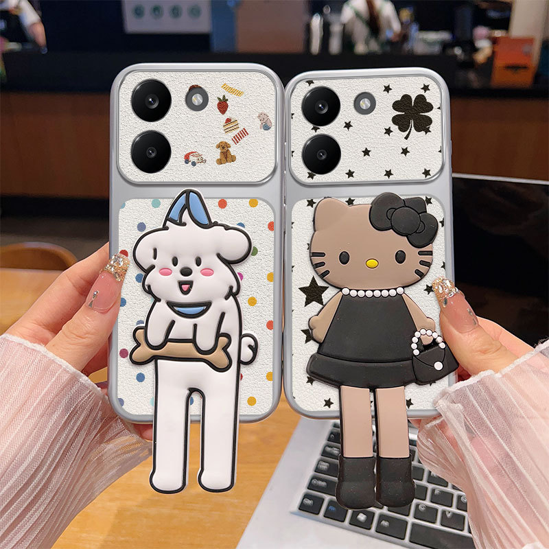ผู้ชายผู้หญิงเคสโทรศัพท์กันกระแทกพร้อมวงเล็บสําหรับ POCO x8 pro max x7 pro x6 pro x3 x5 x4 gt x3 pro