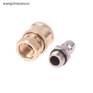 Hot เครื่องฉีดน้ําแรงดันสูงข้อต่อสําหรับชิ้นส่วนทดแทนข้อต่อสวน 1/4 Qui Connector เครื่องทําความสะอาดแรงดันสูง Connector .