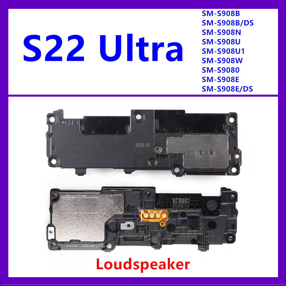 ลําโพงสําหรับ Samsung Galaxy S22 Ultra 5G SM-S908B S908E/DS S908U S908N ลําโพง Loud Buzzer Ringer เป