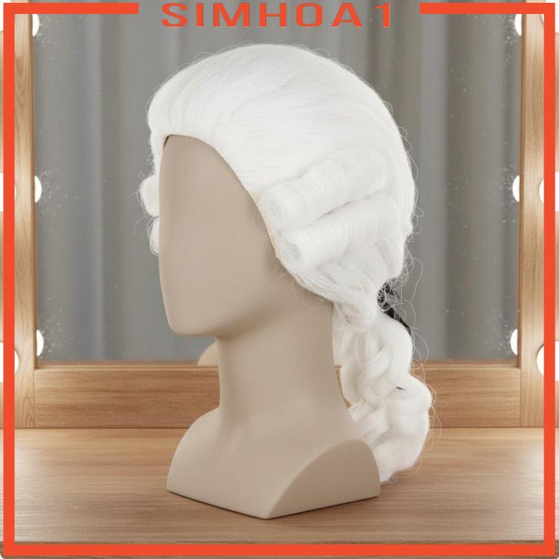 [Simhoa1] พบพ่อ Hairpiece Breathable Mesh Barrister Hairpiece ปรับขนาดได้