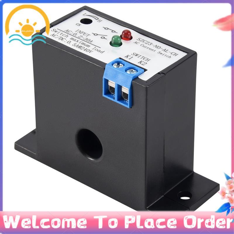 Current Mutual Induction Switch SZC23-NO-AL-CH ปกติเปิด Current Detection SWITCH สําหรับ AC Current 