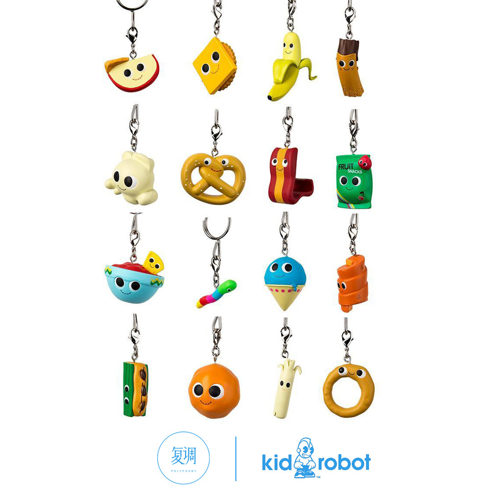[Polyphonic] Ready Stock Kidrobot Yummy World Yummy World Snack Key Chain Mystery Box