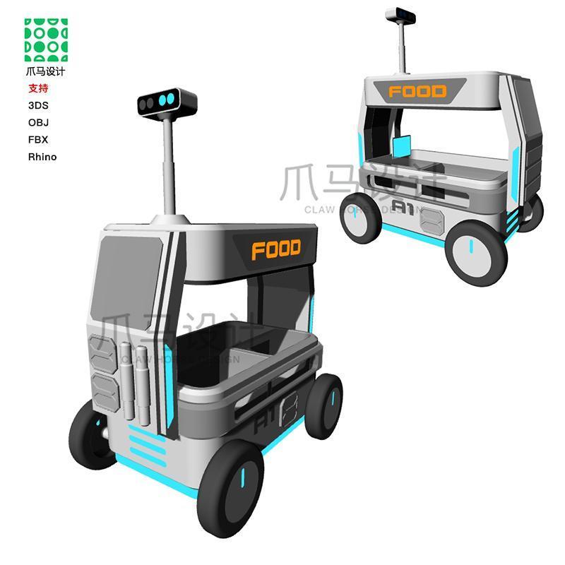 การจัดส่งในรถยนต์กลางแจ้ง Car Express Car Rhino Modeling Model/rhino/C4D/3Dmax/Model obj