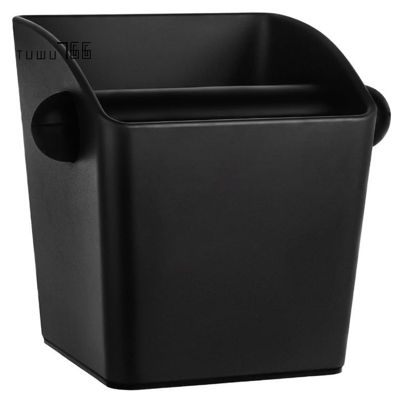 [tuwu766]Espresso Knock Box Square High Side Wall Splash Protection Design Knock Box Shock Absorbing