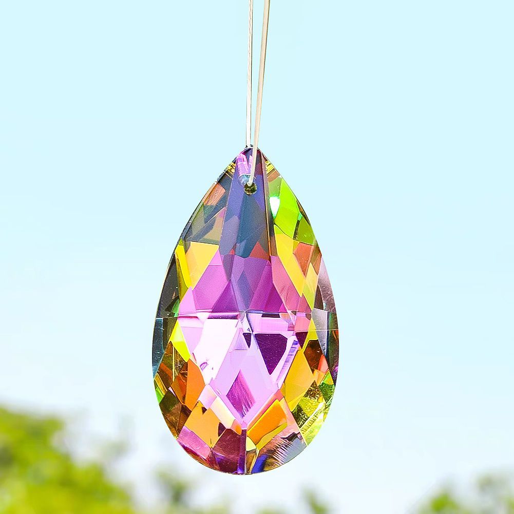 Sun Catcher Rainbow Maker Garden Wishing Bottle