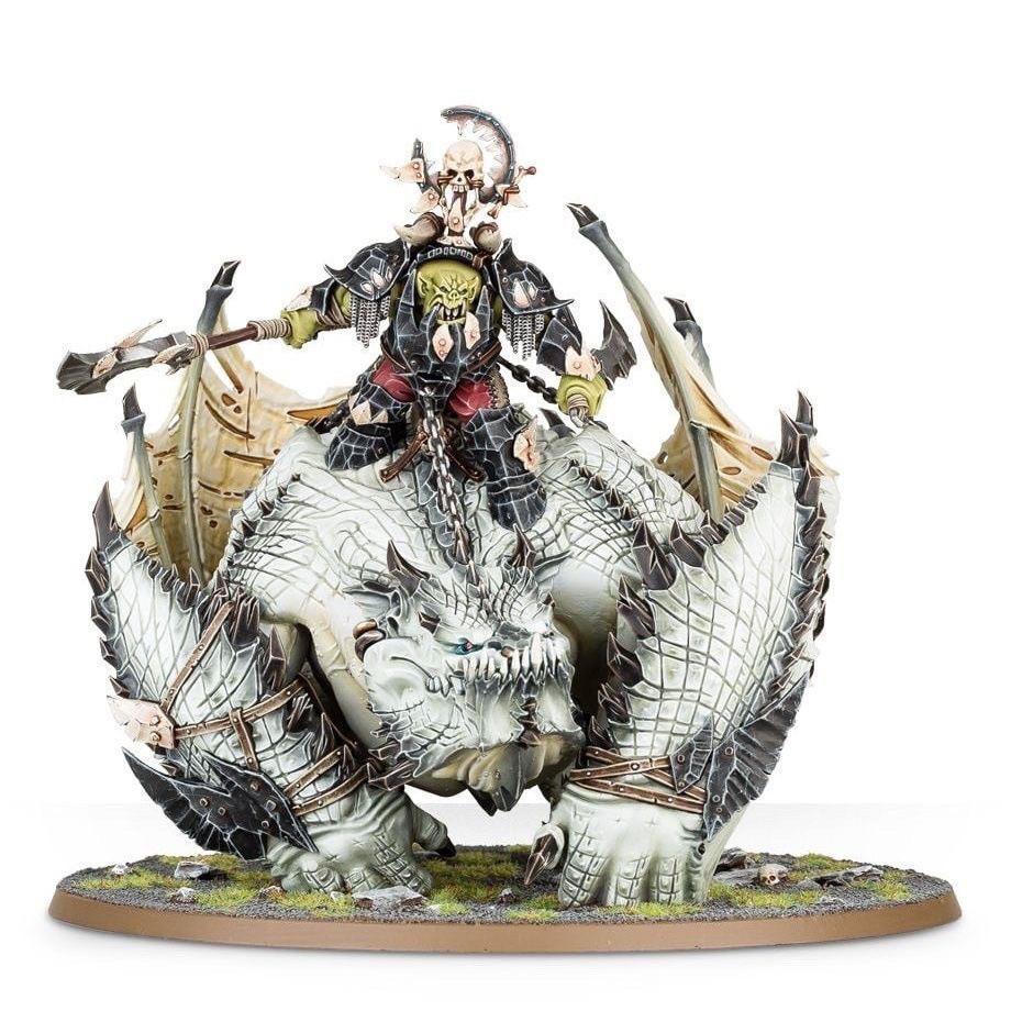 Iron Orc Gothrak Gothrak · Fist Cabbage Dragon Resin White Model