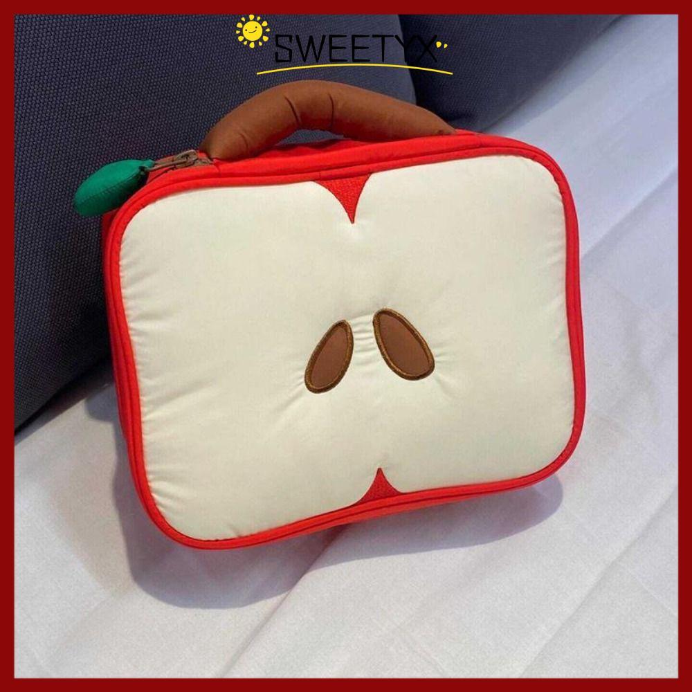 SWEETYX Travel Toiletry Bag, Pattern Light-weight Makeup Bag, Cute Portable with Channels Large Stor