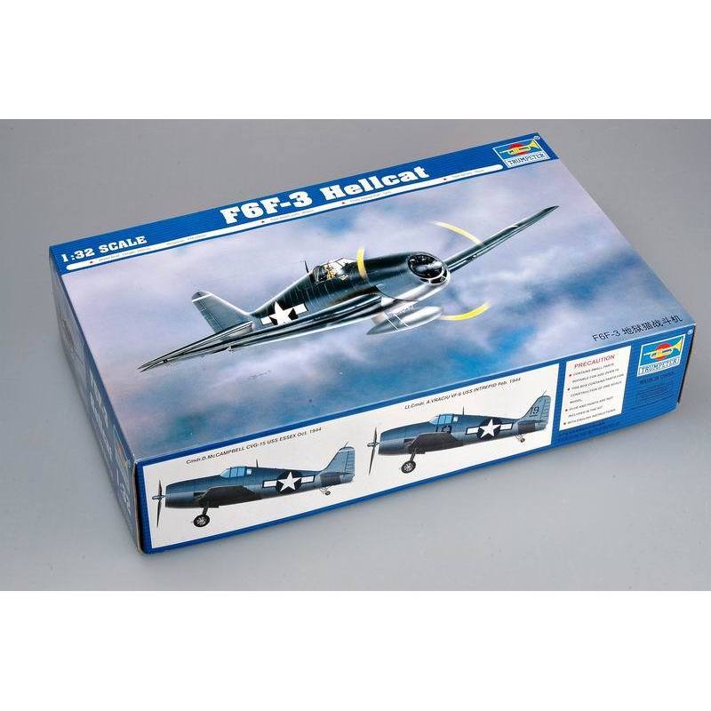 Trumpeter 1/32 02256 F6F-3 ชุดโมเดล Hellcat
