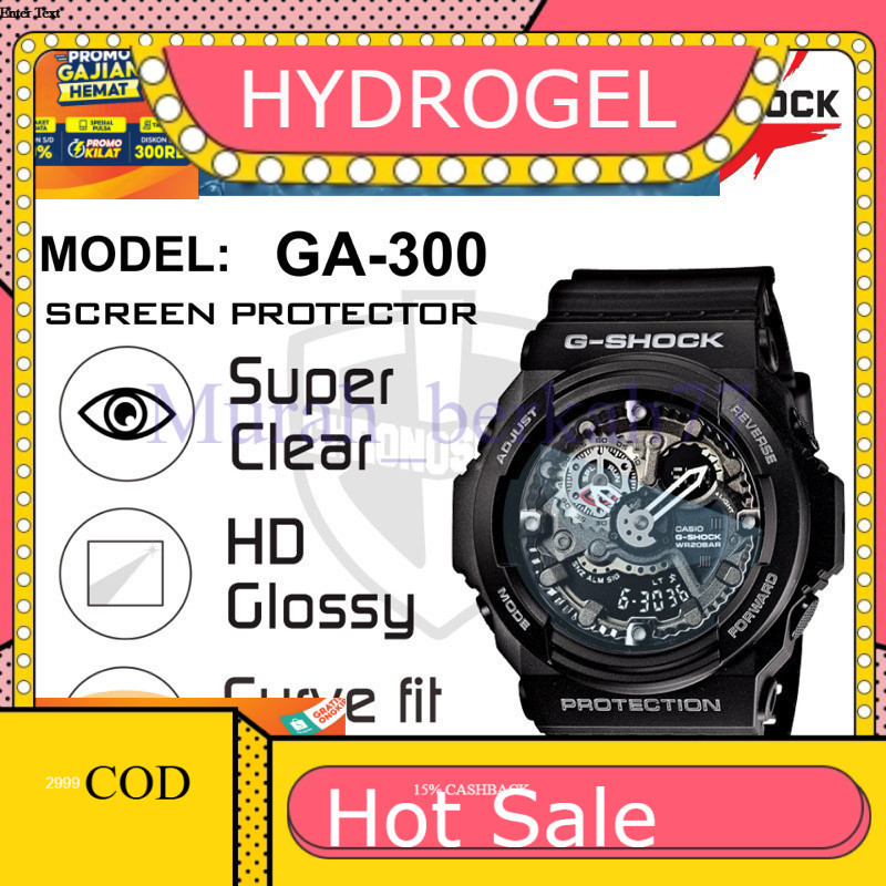HYDROGEL Anti-Scratch Casio G-Shock GA300 GA310 นาฬิกาไฮโดรเจล