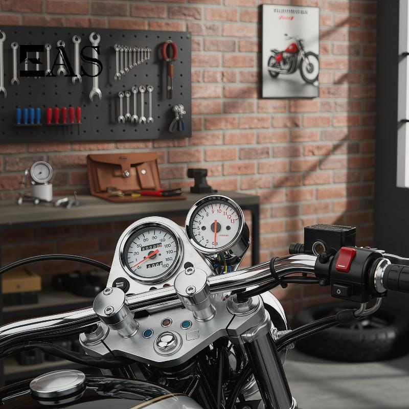 [EA] Digital RPM Gauge 12V Universal Motorcycle Tachometer 13000RPM Balit Speedometer สําหรับ Street