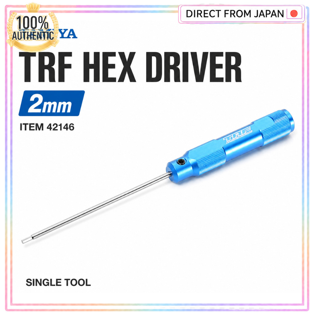 Tamiya 42146 TRF 2mm Hex Wrench Screwdriver Aluminum Grip for RC Car Maintenance