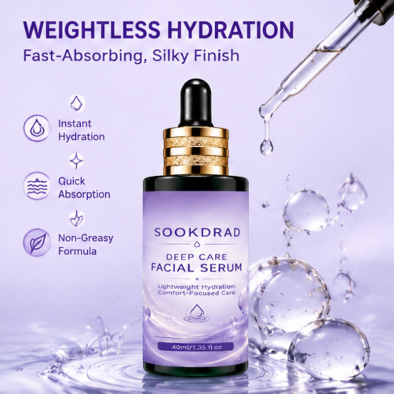 เอสเซ้นส์บํารุงผิวหน้า Deep Care Moisturizing Nourishing Comfort Care Light Transparent Facial Care 